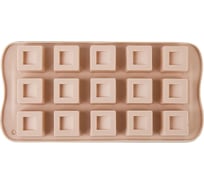 Форма для льда и шоколада Nouvelle 15 ячеек "Куб", 21x11см, 9904461-3
