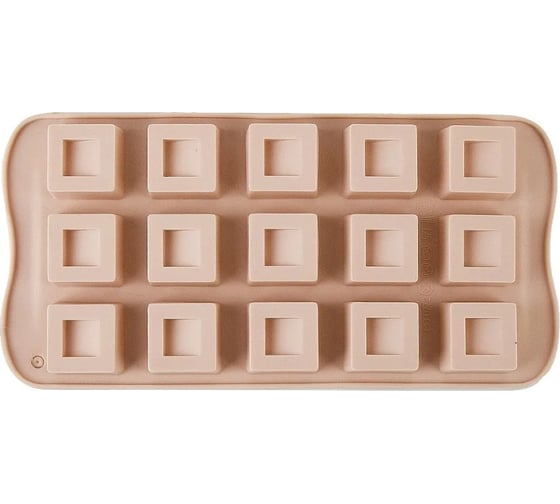 Форма для льда и шоколада Nouvelle 15 ячеек "Куб", 21x11см, 9904461-3 1