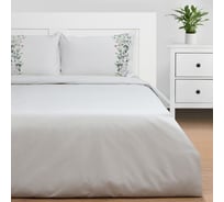 Комплект постельного белья Этель евро, Flower strip (вид 2), 200х217 см, 220х240 см, 50х70 см - 2 шт., поплин 9947025