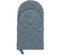 Варежка-прихватка Этель ECO turquoise, 15x28 см, 100% лен, 245 г/м2 10245284