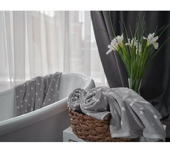 Полотенце Guten Morgen Ткань махровая, Дорис (70x130 см) ПМДор-70-130