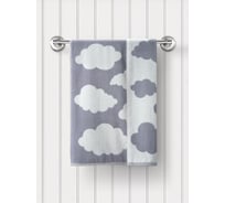 Полотенце Guten Morgen Ткань махровая, Коттон клауд, Цвет: Серый (70x130 см) ПМ-КклС-70-130