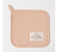 Прихватка Этель "Kitchen" бежевый, 19x19 саржа, 100% хлопок 10179651