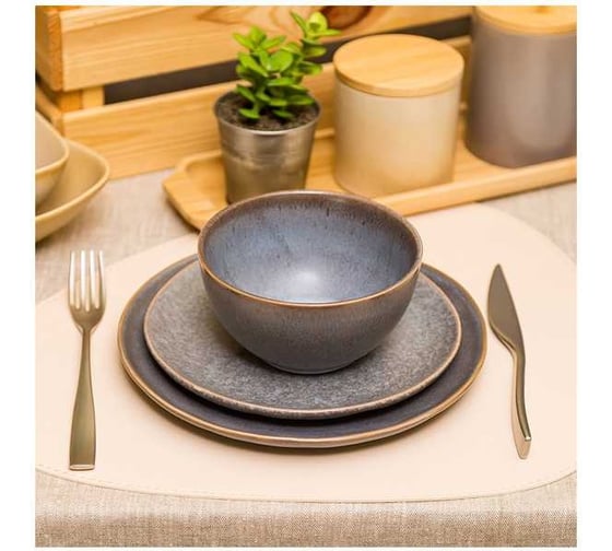 САЛАТНИК Lefard 630 МЛ КОЛЛЕКЦИЯ GLAZE COLLECTION ЦВЕТ: СЕРЫЙ МЕЛАНЖ 191-225