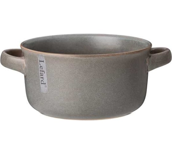 Салатник Lefard с ручками 13, 6 см коллекция glaze collection цвет: серый меланж мал. уп. = 6 шт мин. партия 191-227