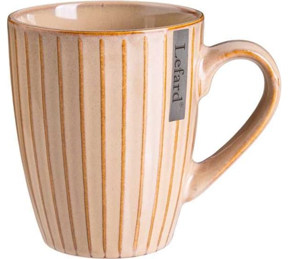 КРУЖКА Lefard 365 МЛ STRIPE COLLECTION ЦВЕТ: СЛИВОЧНЫЙ 191-217