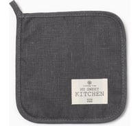 Прихватка Этель ECO light grey, 19x19 см, 100% лен, 245 г/м2 10245289