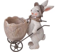 Фигурка Lefard кролик с тележкой 12, 5x6, 5x13 см 233-352