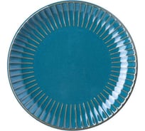 Тарелка десертная Lefard 19, 7 см stripe collection цвет: лазурно-синий мал. уп. = 6 шт мин. партия 191-232