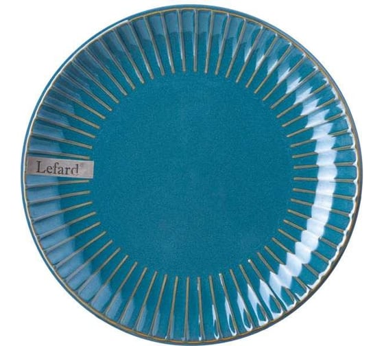 Тарелка десертная Lefard 19, 7 см stripe collection цвет: лазурно-синий мал. уп. = 6 шт мин. партия 191-232