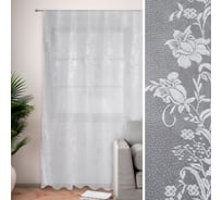 Тюль Этель Восточный цветок, 250х250, с фестоном, 93 г/м2, 100% п/э 2844470