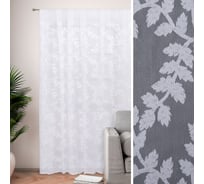 Тюль Этель Ветка сакуры, 250х250, с фестоном, 71 г/м2, 100% п/э 2844468