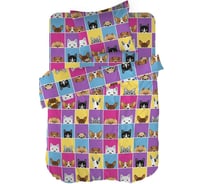 Комплект постельного белья Wenge 1.5 спальное, перкаль, Kids, 70х70 см, 60135-1 Fluffy Friends 992319