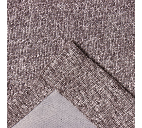 Штора портьерная Этель Natural 250х265 см, серый, рогожка/блэкаут, 275 г/м2 10181967