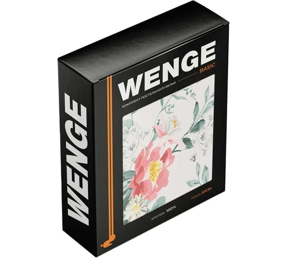 Комплект постельного белья Wenge 2 спальное, бязь, Basic, 70х70 см, 60076-1 Flower garden 989405