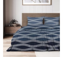 Комплект постельного белья Wenge 2 спальное, перкаль, Optima, 70х70 см, 60080-1/60080-2 Wave 974308