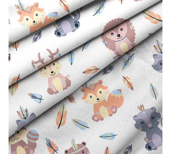 Комплект постельного белья Wenge детский перкаль baby 40x60 рисунок 60063-1 Funny kids 913401
