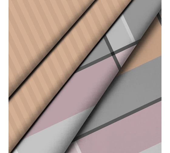 Комплект постельного белья Wenge 2.0 бязь Basic 70x70 рисунок 60078-1/6864-19 Palette 974304