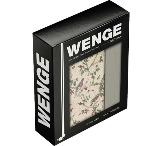 Комплект постельного белья Wenge 1.5 перкаль Optima 70x70 рисунок 40310-2/40060-14 Sunlight 950835