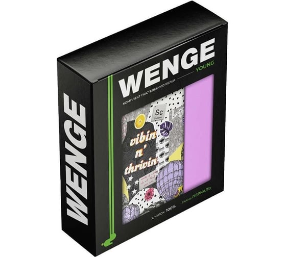 Комплект постельного белья Wenge 1.5 перкаль Young 70x70 рисунок 6756-1/24500-79 Dream airship 951137