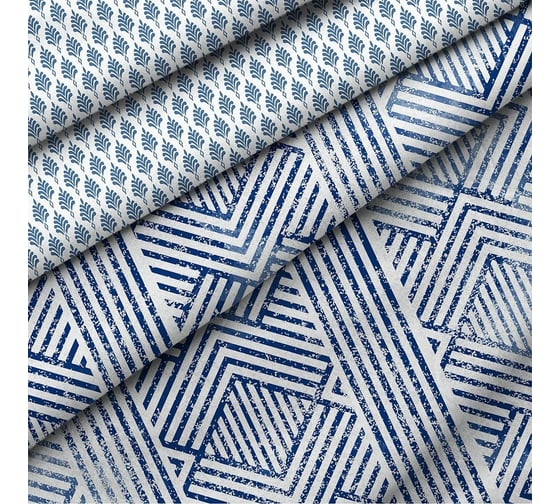 Комплект постельного белья Wenge 2.0 перкаль Optima 70x70 рисунок 60056-1/60057-2 Renaissance Geometry 955819