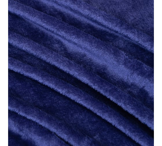 Плед Этель 175x200 см, синий 100% п/э 7829787
