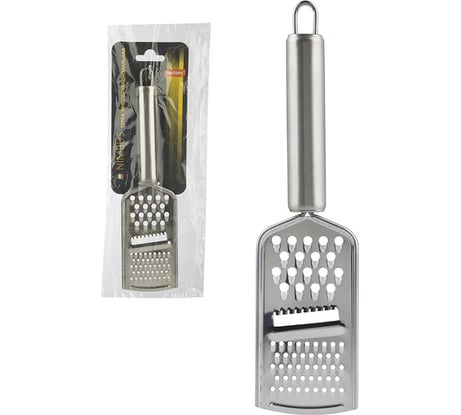 Терка многофункциональная Mallony NIMBUS, из нержавеющей стали, размер 23,7x5,8 см 104271