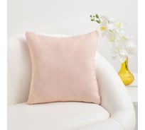 Декоративная наволочка Этель 40х40 см., цвет персиковый, блэкаут, 100% п/э 3591010