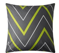 Наволочка Этель сиренево-серые зигзаги 50х70, 100% хлопок, поплин, 125 г/м2 3573618