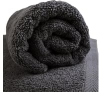 Полотенце махровое Wenge 50x90 Total black 957233