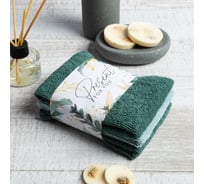 Набор махровых полотенец Этель Present for you 30x30 см - 3 шт, 340 г/м2, 100% хлопок 6622962
