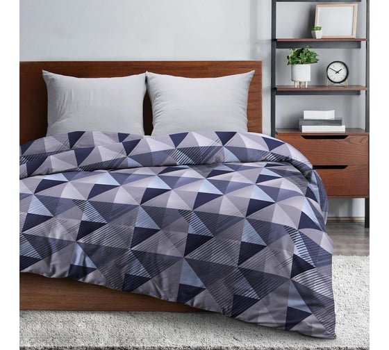 Комплект постельного белья Wenge евро, бязь, Basic 70x70, рис. 60069-1/24500-80 Details 972845 1