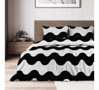 Комплект постельного белья Wenge 1.5, перкаль, Optima 70x70, рис. 60131-1 Rhythm 982618