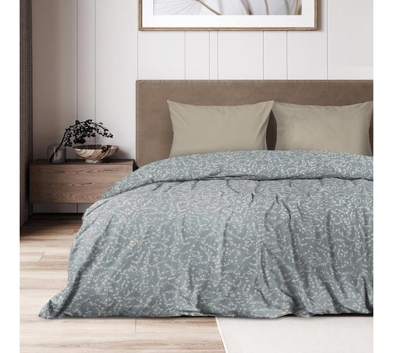 Комплект постельного белья Wenge семейный, перкаль, Optima 50x70, рис. 60037-1/24500-21 Joliet 896318
