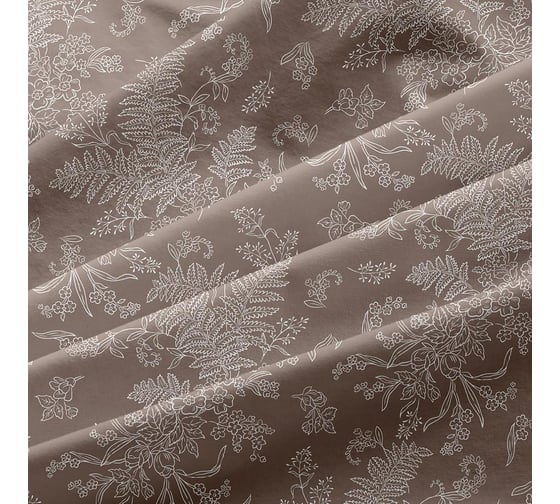 Комплект постельного белья Wenge семейный, перкаль, 70x70, рис. 24369-8/11215-1 Amalia 896864