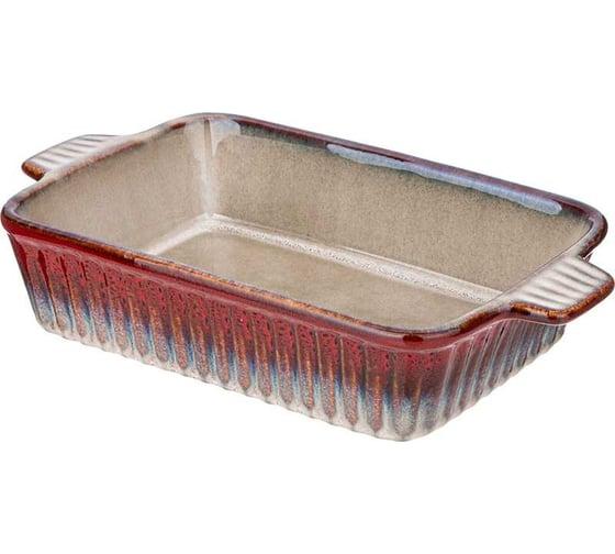 Форма для запекания Agness reactive red 28,5x17x6,5 см 780-106