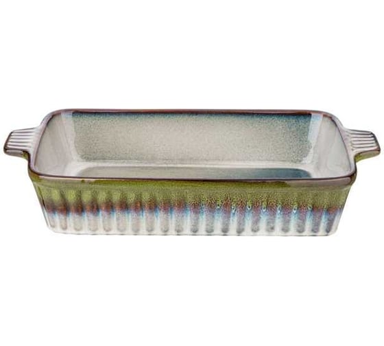 Форма для запекания Agness reactive green 37,5x21,5x7 см 780-101