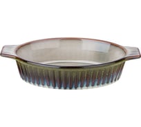 Форма для запекания Agness овальная reactive green 31x19x6,5 см 780-113