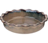 Форма для запекания Agness круглая reactive beige 26,8x6,5 см 780-117