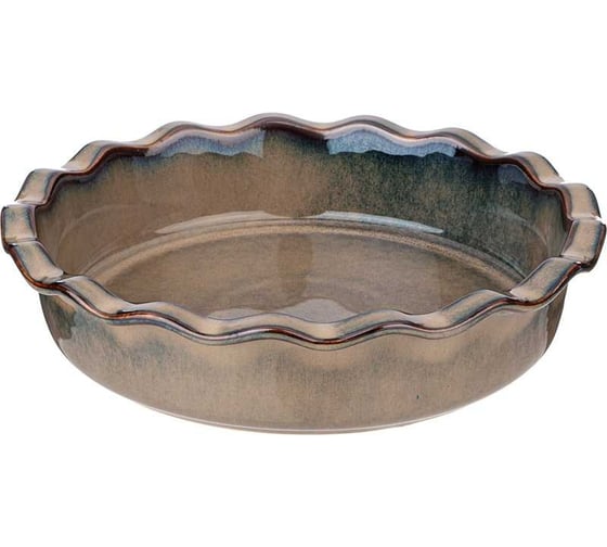 Форма для запекания Agness круглая reactive beige 26,8x6,5 см 780-117 1