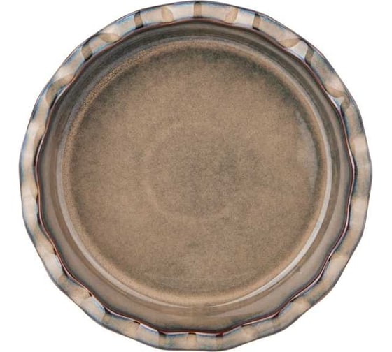Форма для запекания Agness круглая reactive beige 26,8x6,5 см 780-117