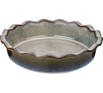 Форма для запекания Agness круглая reactive green 26,8x6,5 см 780-116