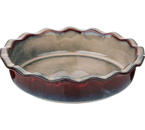 Форма для запекания Agness круглая reactive red 26,8x6,5 см 780-115