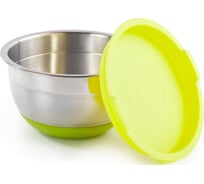 Миска Attribute с крышкой MIX зеленая 1.4 л ASS018G