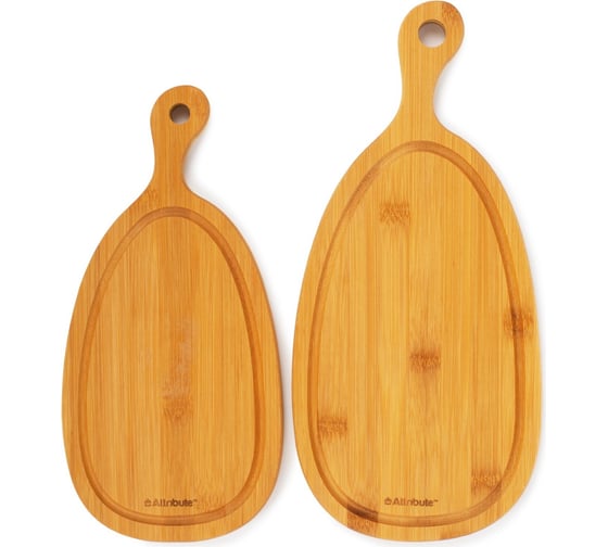 Набор разделочных досок Attribute BAMBOO CURVE, 2 шт ABX175
