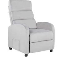 Кресло вибромассажное Calviano модель 2166, серый велюр 4816087400680