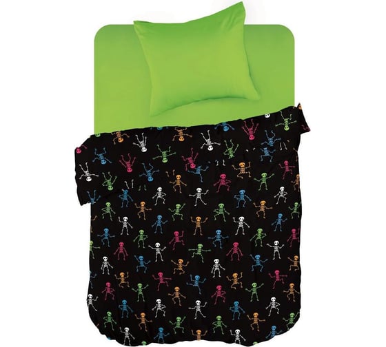Комплект постельного белья Wenge 1.5 перкаль kids (70x70) рис. 60046-1/30277-11 Neon party 951506 1