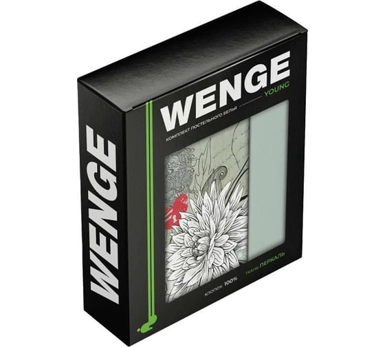 Комплект постельного белья Wenge 1.5 перкаль Young (70x70) рис. 6714-1/24400-32 You&I 951132