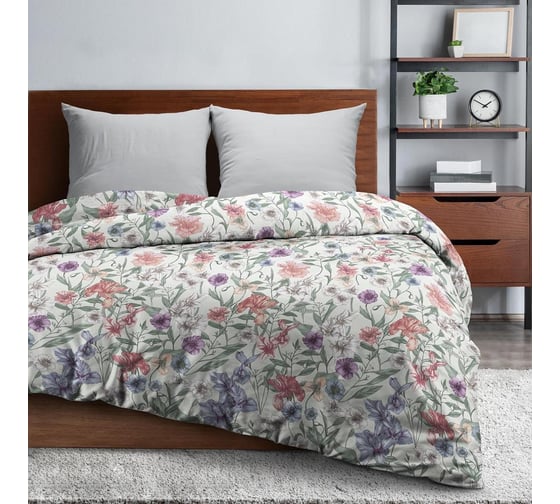 Комплект постельного белья Wenge 1.5 бязь Basic (70x70) рис. 60036-1/15860-27 Magic Garden 955844