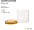 Банка с бамбуковой крышкой HANDY HOME, Д100 Ш100 В100, 650 мл, прозрачный Muj-06 3